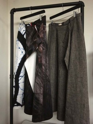 Corset rok grijze tweed