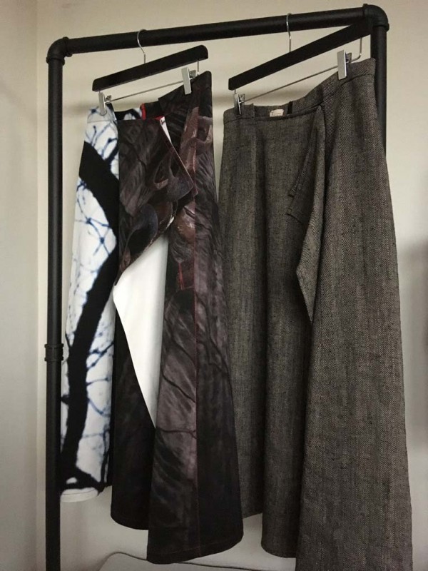 Corset rok grijze tweed