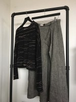 Corset rok grijze tweed